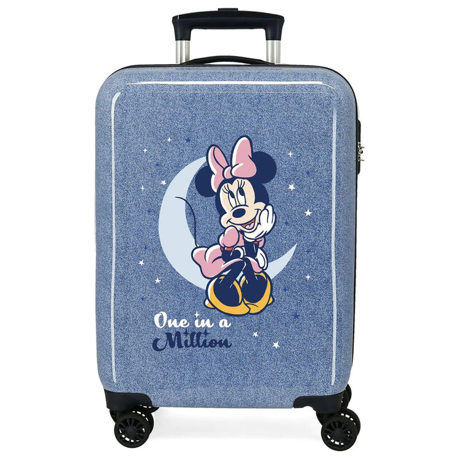 Disney Minnie One In A Million Denim ABS voziček kovček 55cm fotografija izdelka