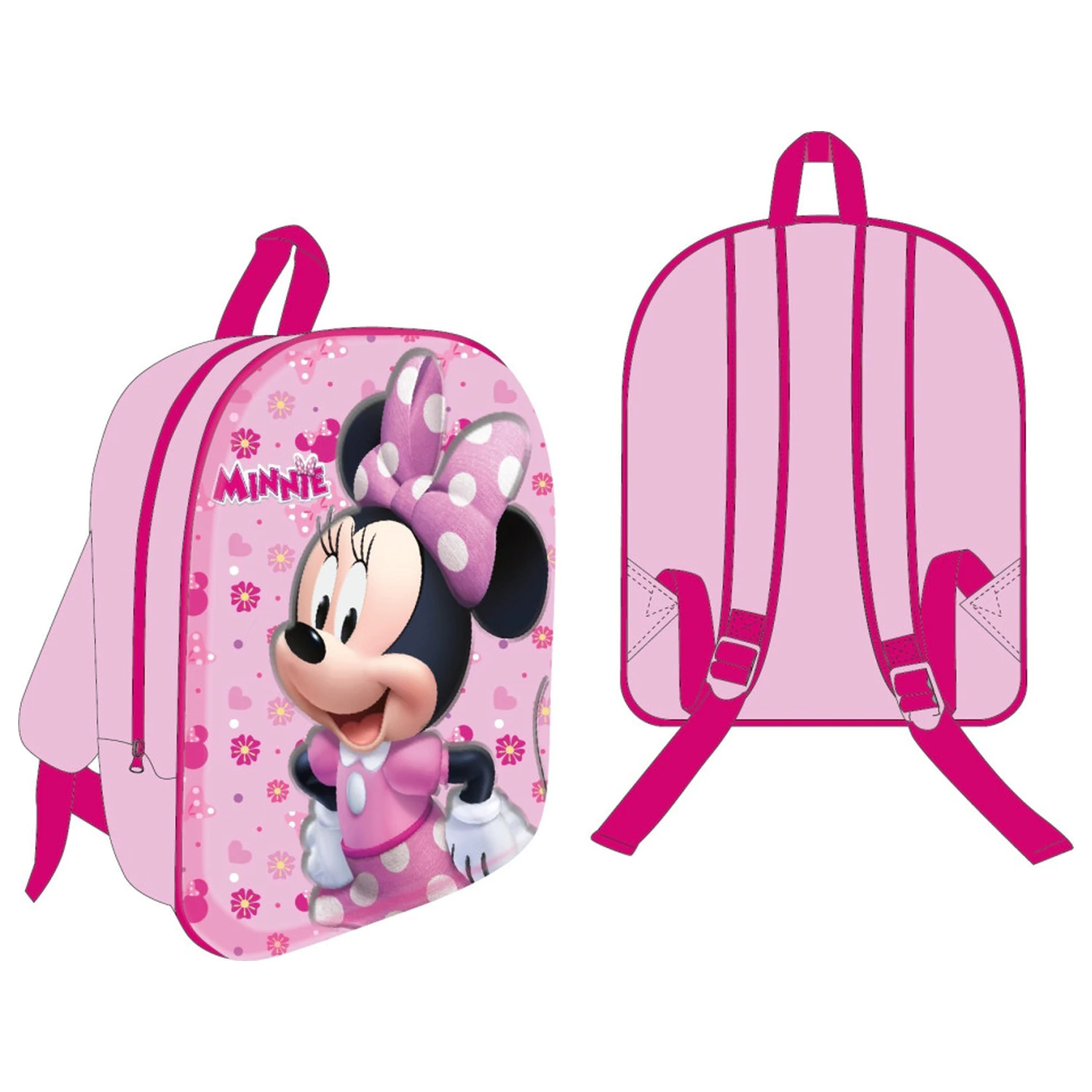 Disney Minnie Pink Paradise 3D nahrbtnik, torba 30 cm fotografija izdelka