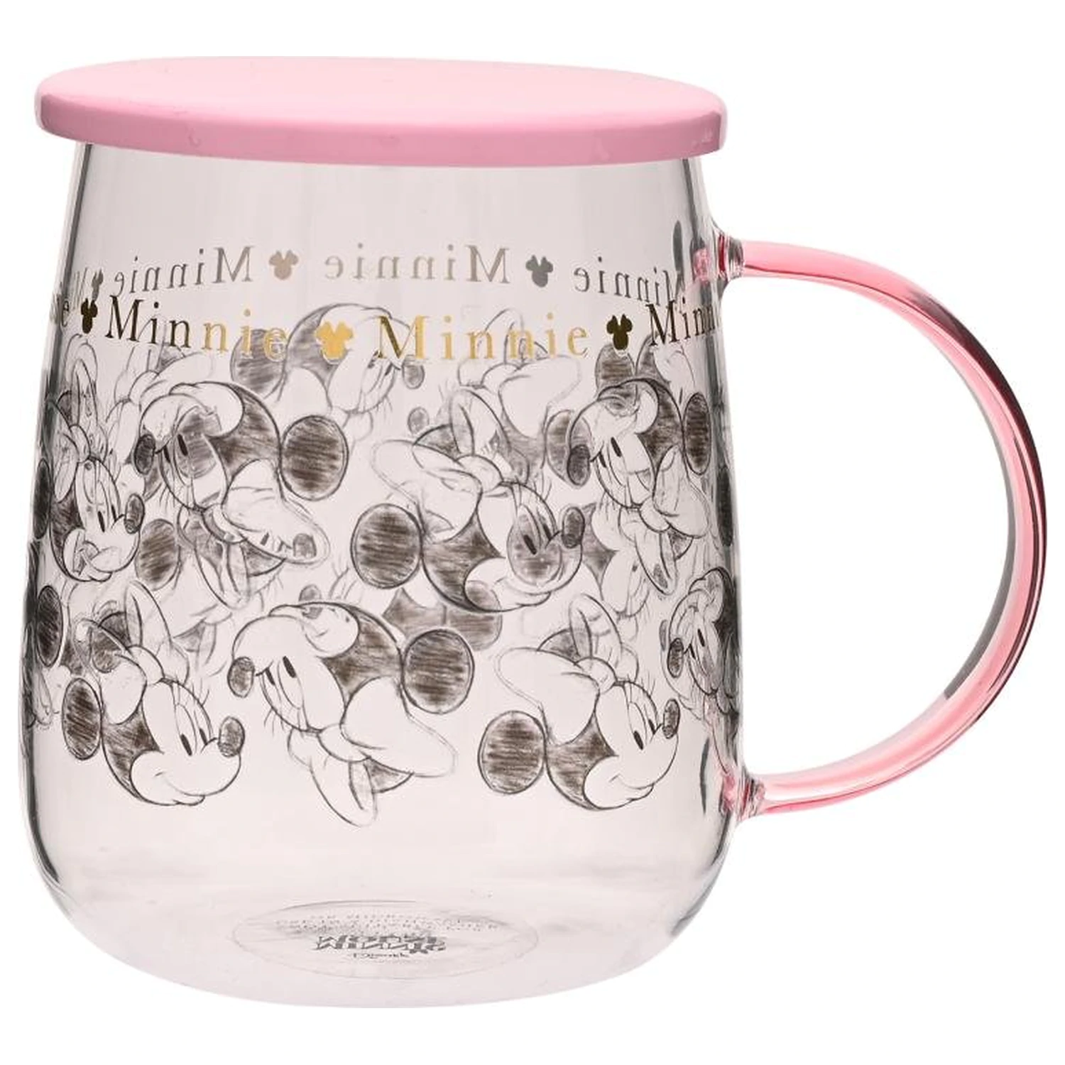 Disney Minnie stekleni vrč s pokrovom (532 ml) fotografija izdelka
