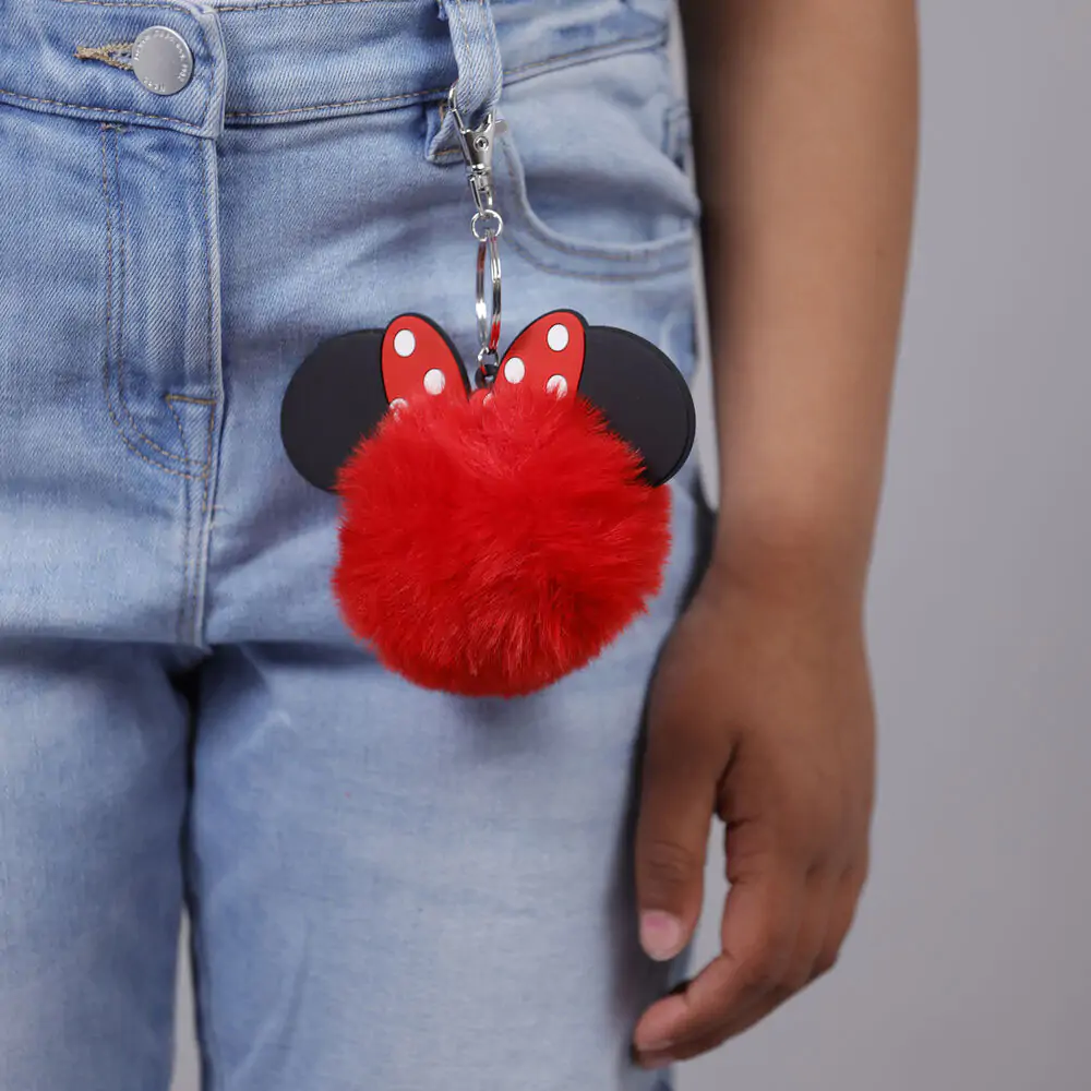 Disney Minnie Pompom obesek za ključe fotografija izdelka