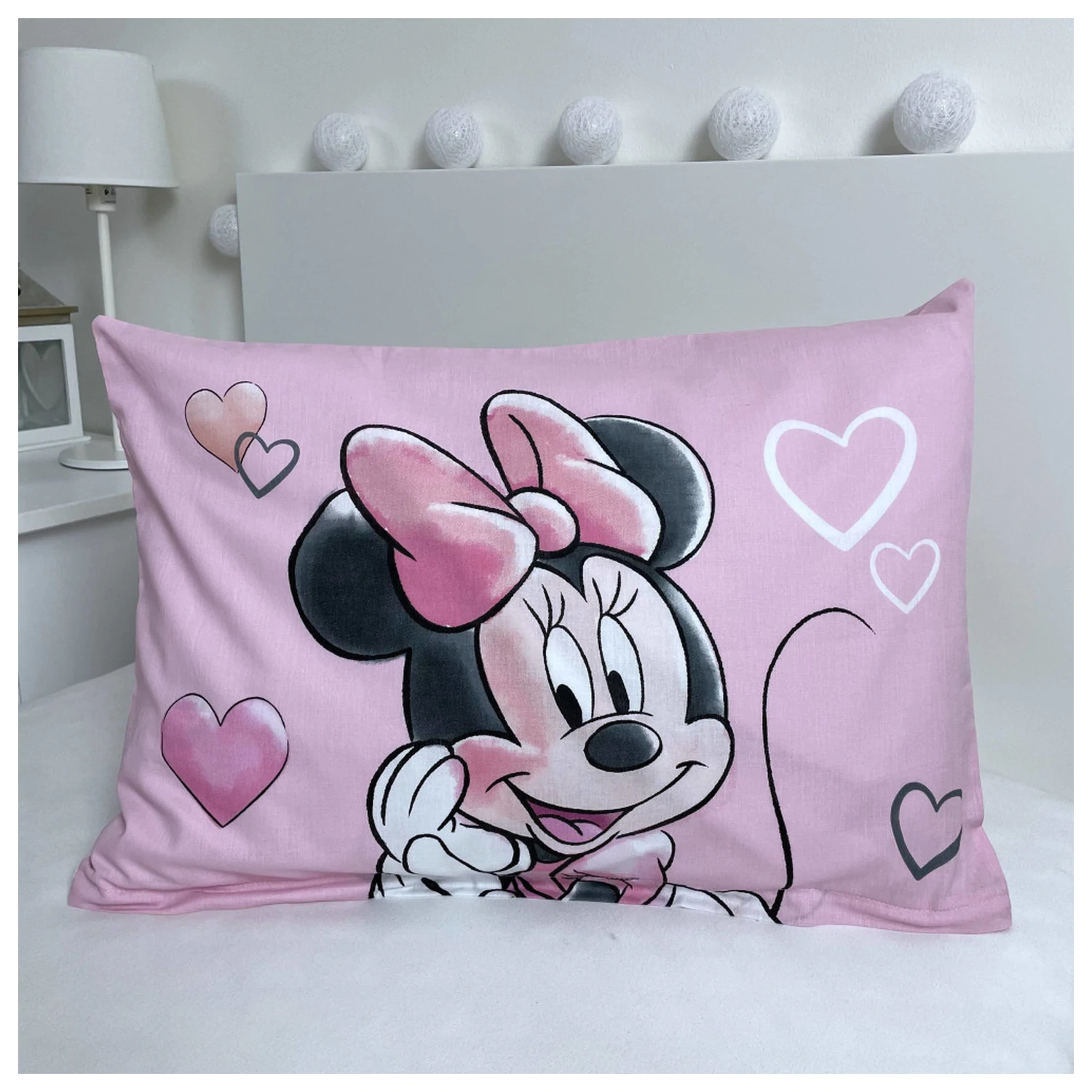 Disney Minnie Powder Pink Otroška, Predšolska Prevleka za odejo fotografija izdelka