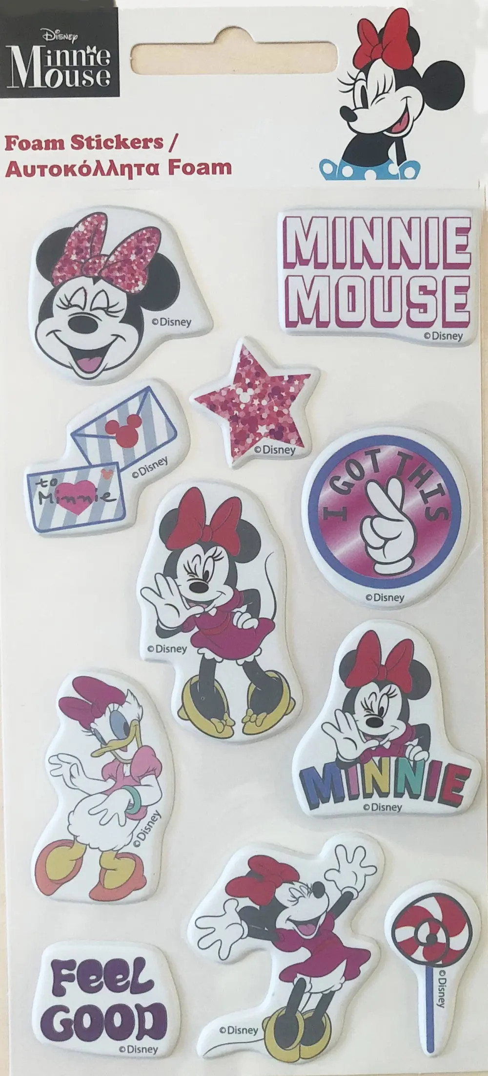 Disney Minnie Komplet nalepk iz penaste gobe fotografija izdelka