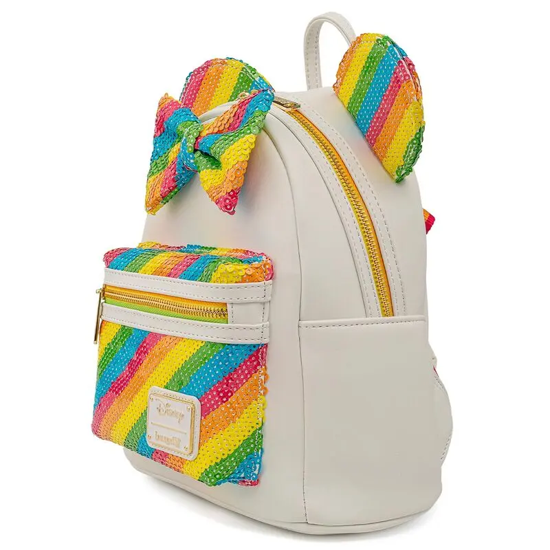 Loungefly Disney Minnie Rainbow nahrbtnik 26 cm fotografija izdelka