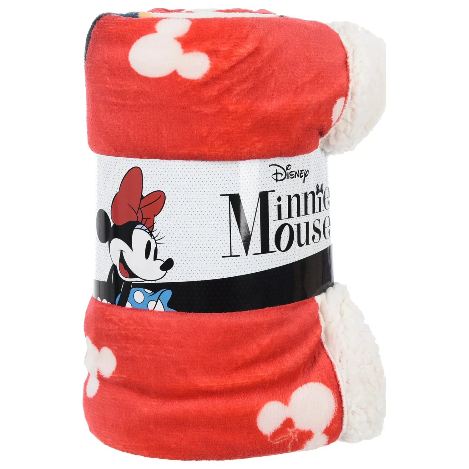 Disney Minnie Red sherpa odeja 140x190 cm fotografija izdelka