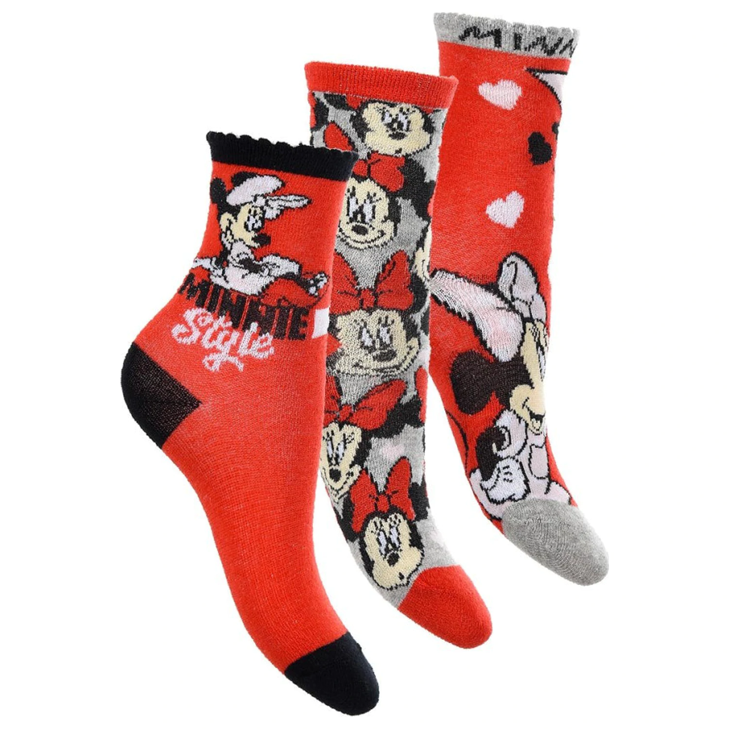 Disney Minnie Red Style otroške nogavice 31/34 fotografija izdelka