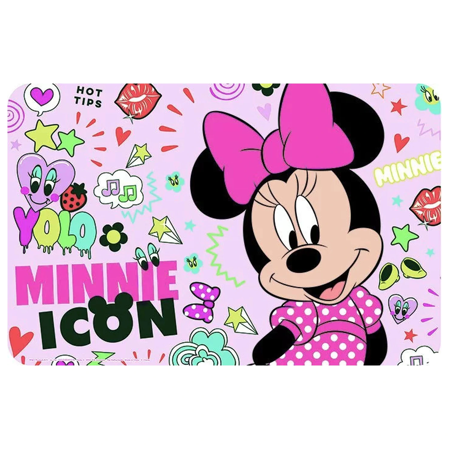 Disney Minnie Mouse She is Iconic Podloga za mizo 43x28 cm fotografija izdelka