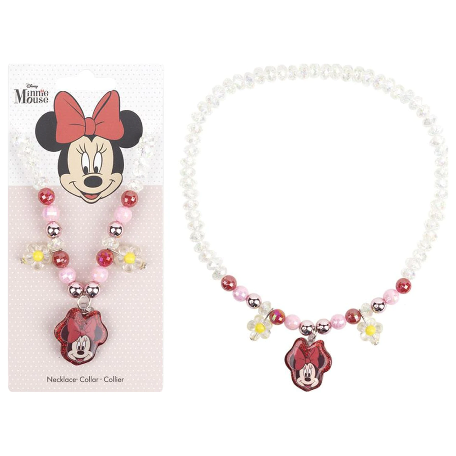 Disney Minnie Shine biserna ogrlica fotografija izdelka