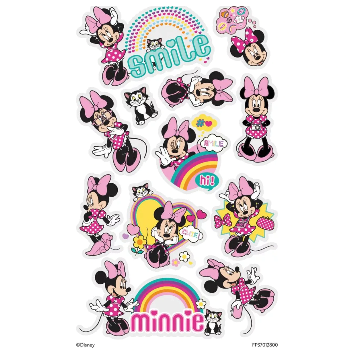 Disney Minnie Smile Tetovaže 12 kosov fotografija izdelka
