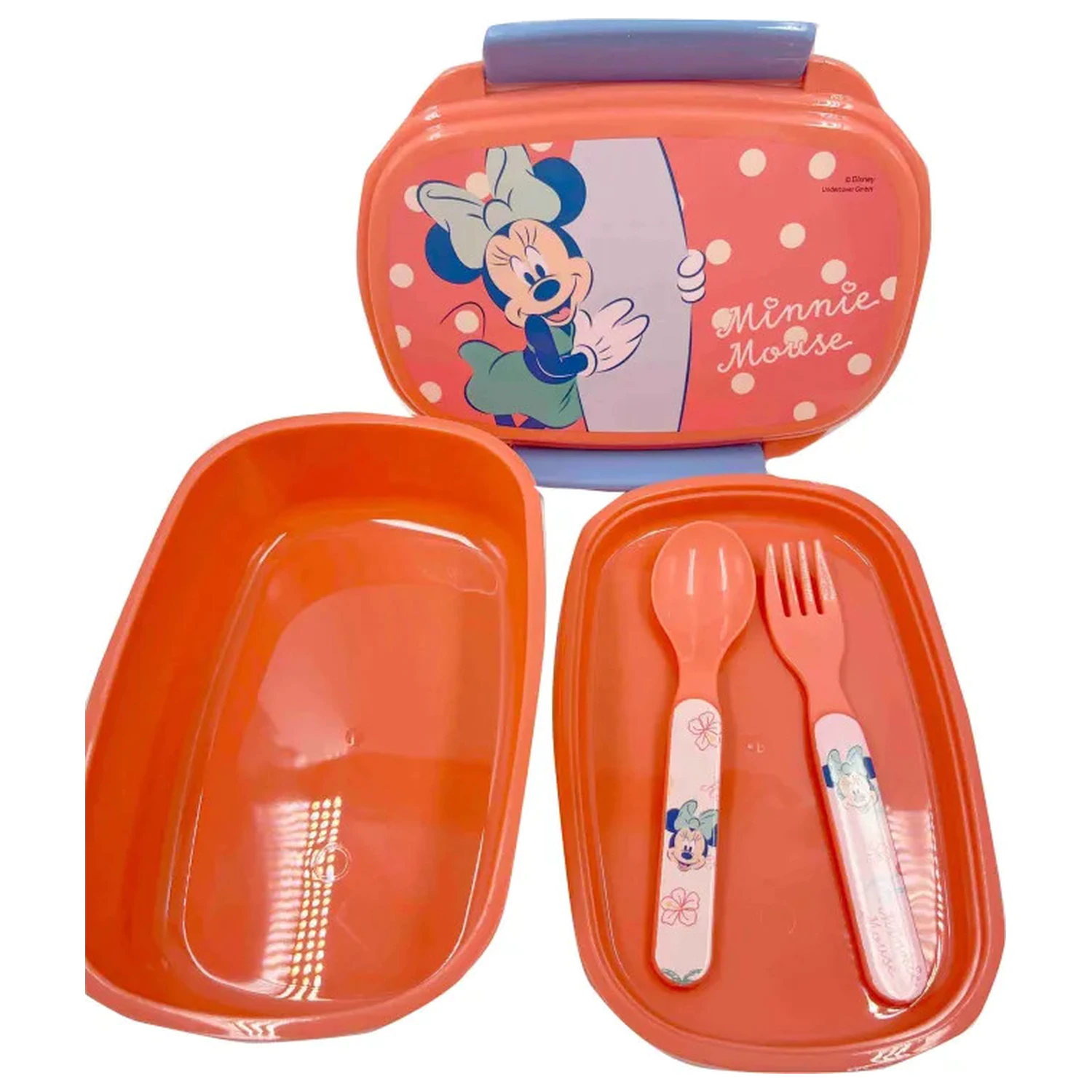 Disney Minnie Summer škatla za sendvič + set jedilnega pribora fotografija izdelka