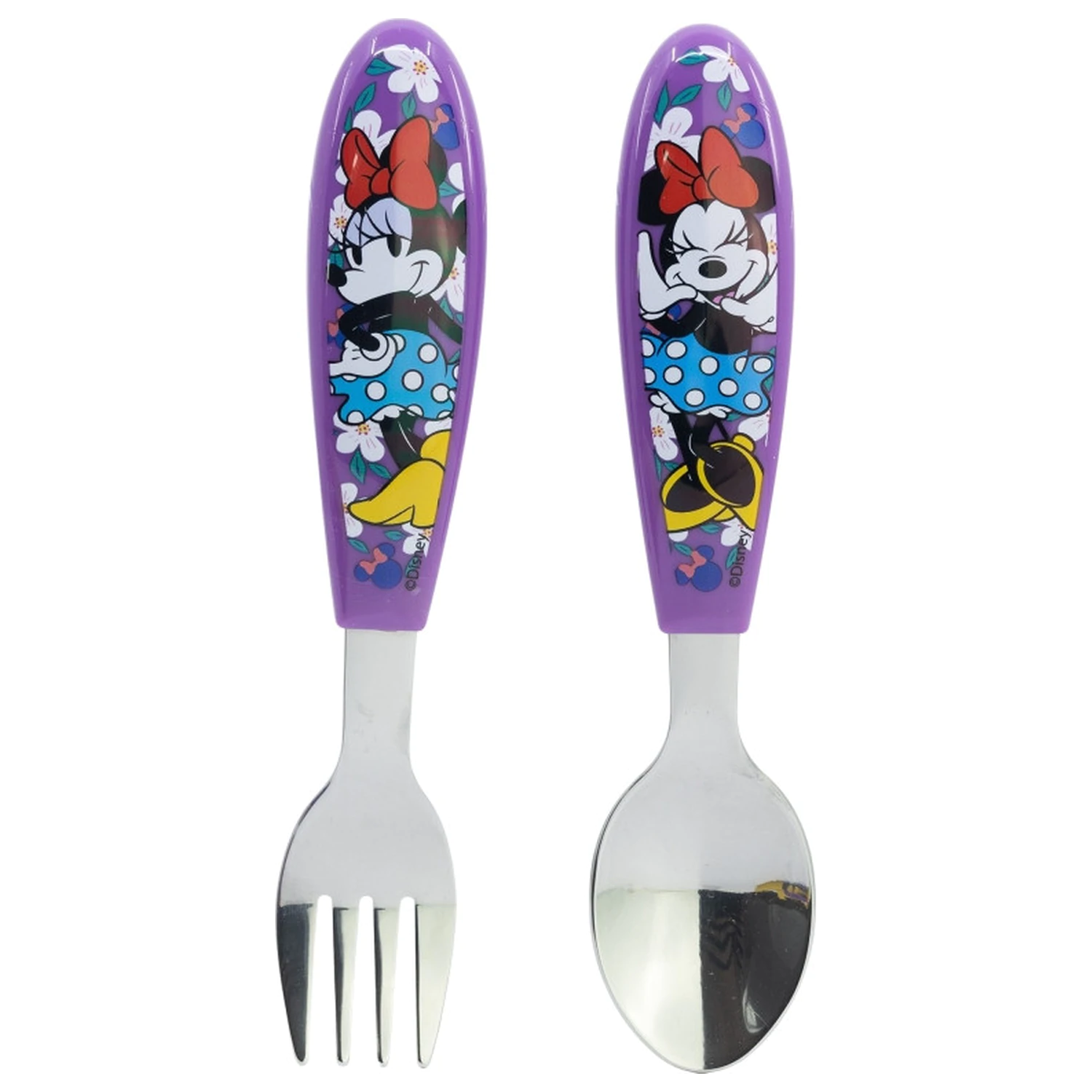 Disney Minnie Sunshine Kovinski Ergonomski Set jedilnega pribora - 2 kosa fotografija izdelka