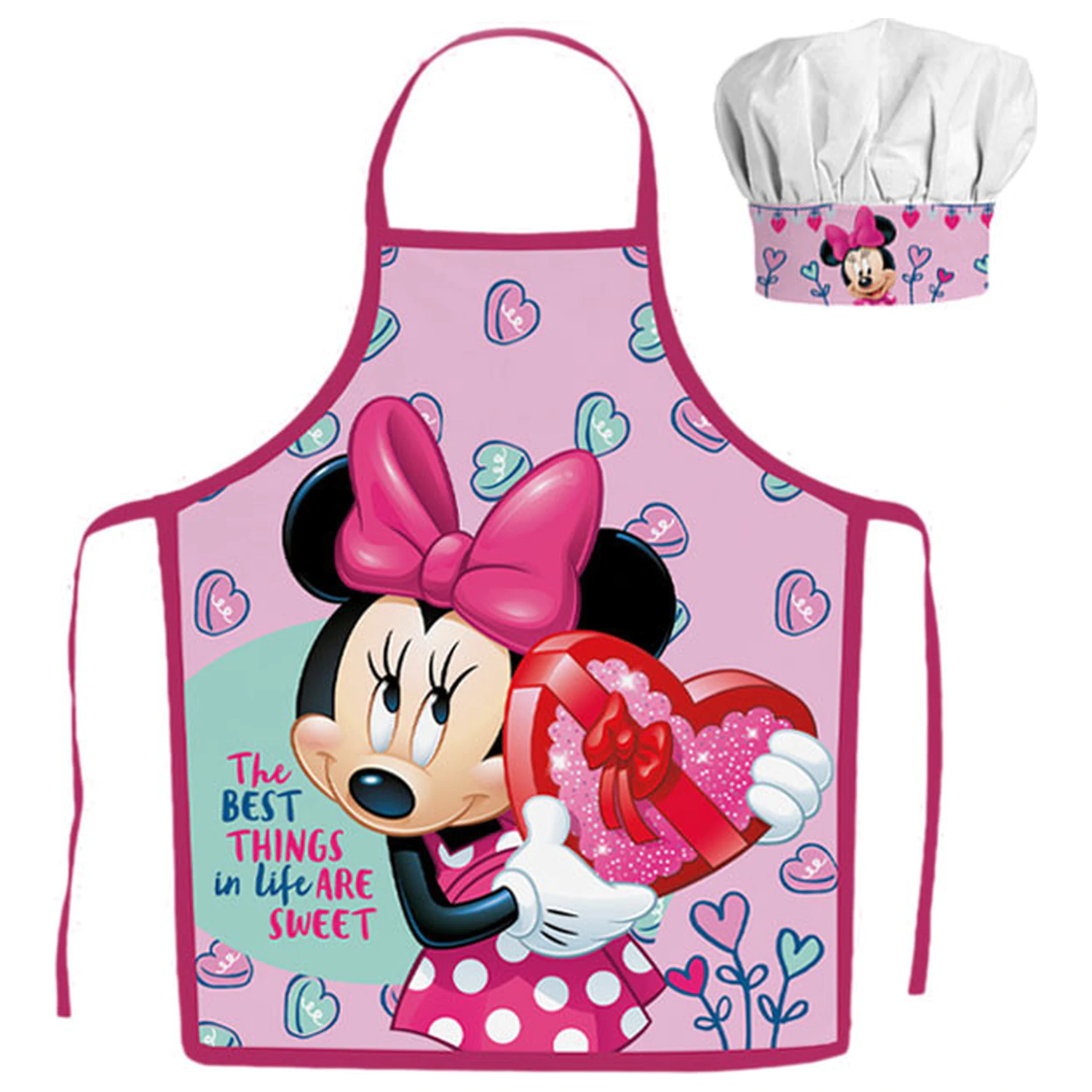 Disney Minnie Sweets otroški predpasnik 2-delni set fotografija izdelka