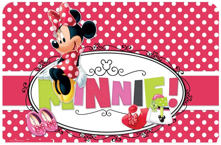 Disney Minnie podloga za mizo 43*28 cm fotografija izdelka
