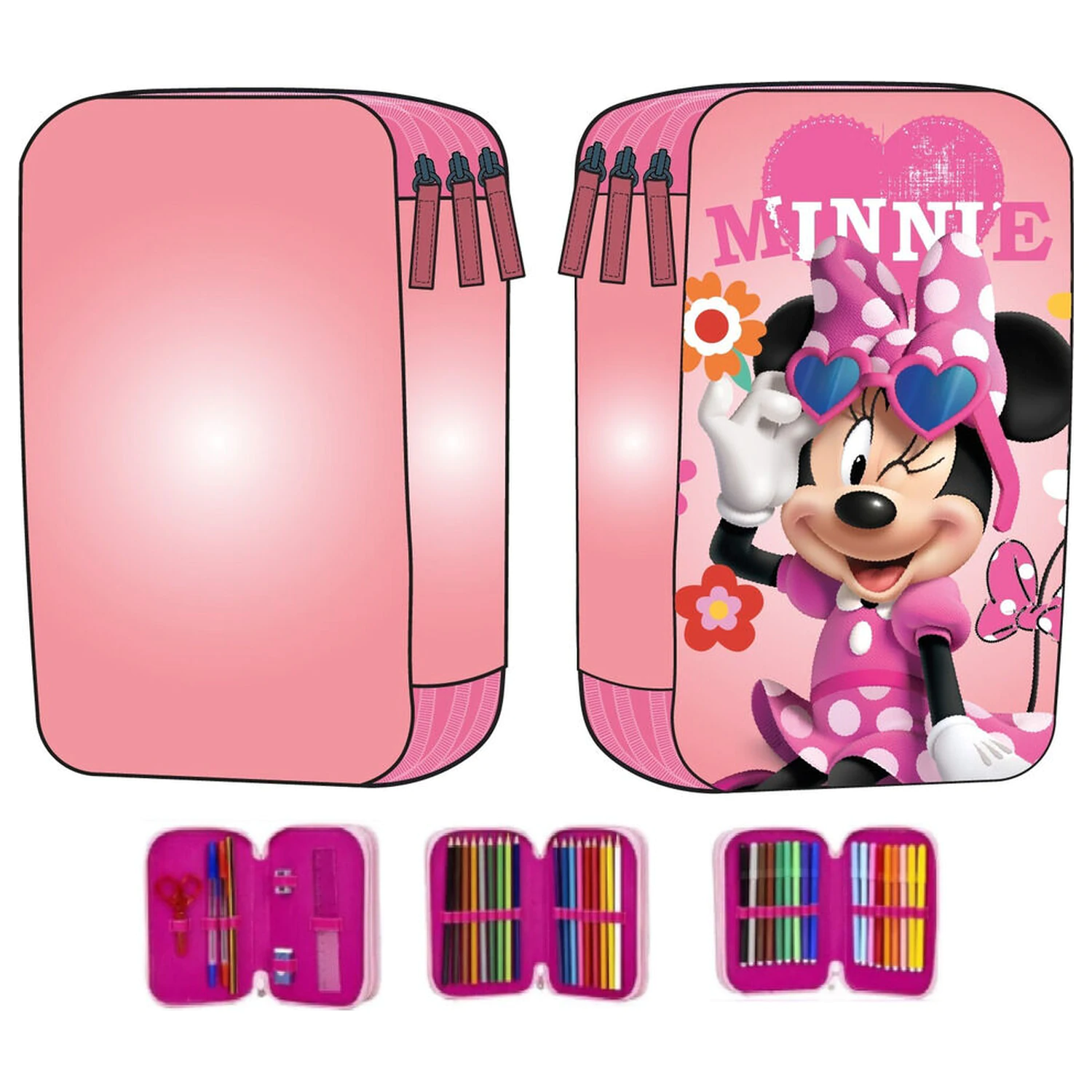 Disney Minnie trojni etui za svinčnike fotografija izdelka
