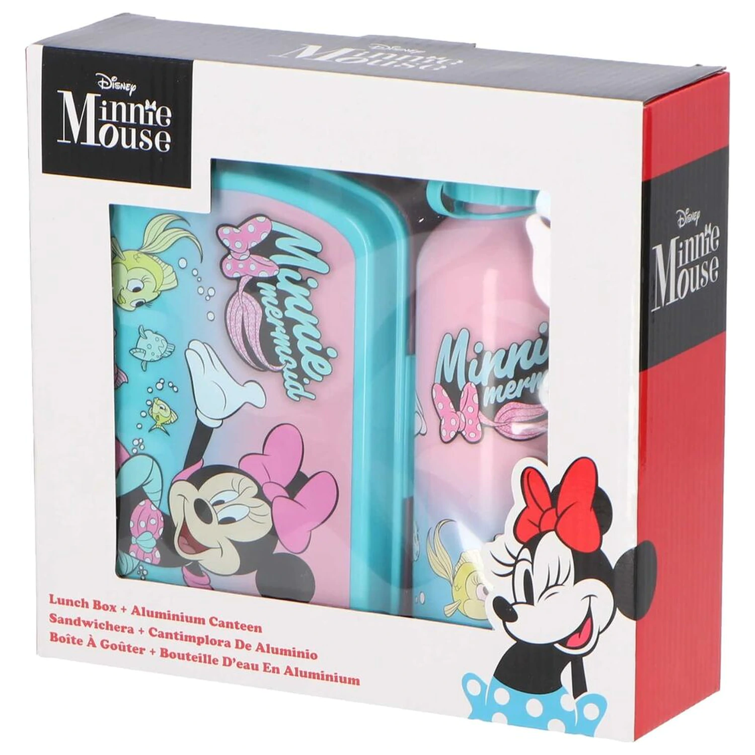 Disney Minnie škatla za malico + aluminijasta steklenica set 500ml fotografija izdelka