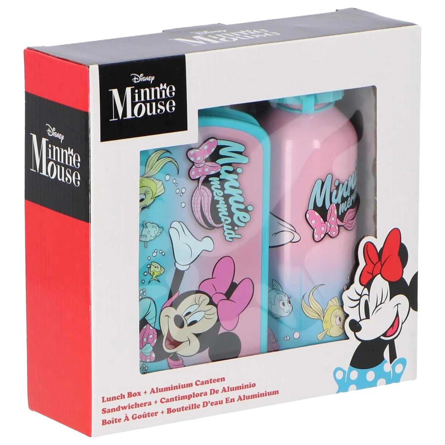 Disney Minnie škatla za malico + aluminijasta steklenica set 500ml fotografija izdelka