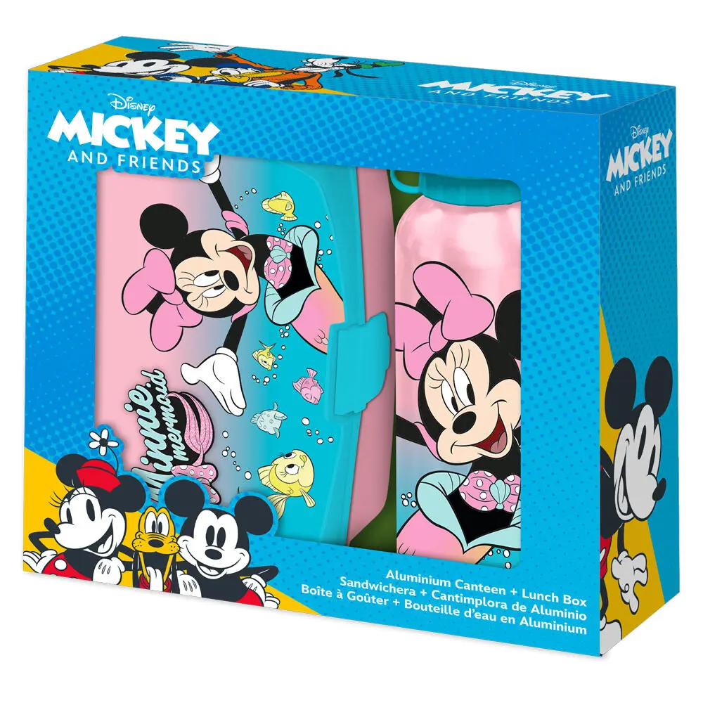 Disney Minnie škatla za malico + aluminijasta steklenica set 500ml fotografija izdelka