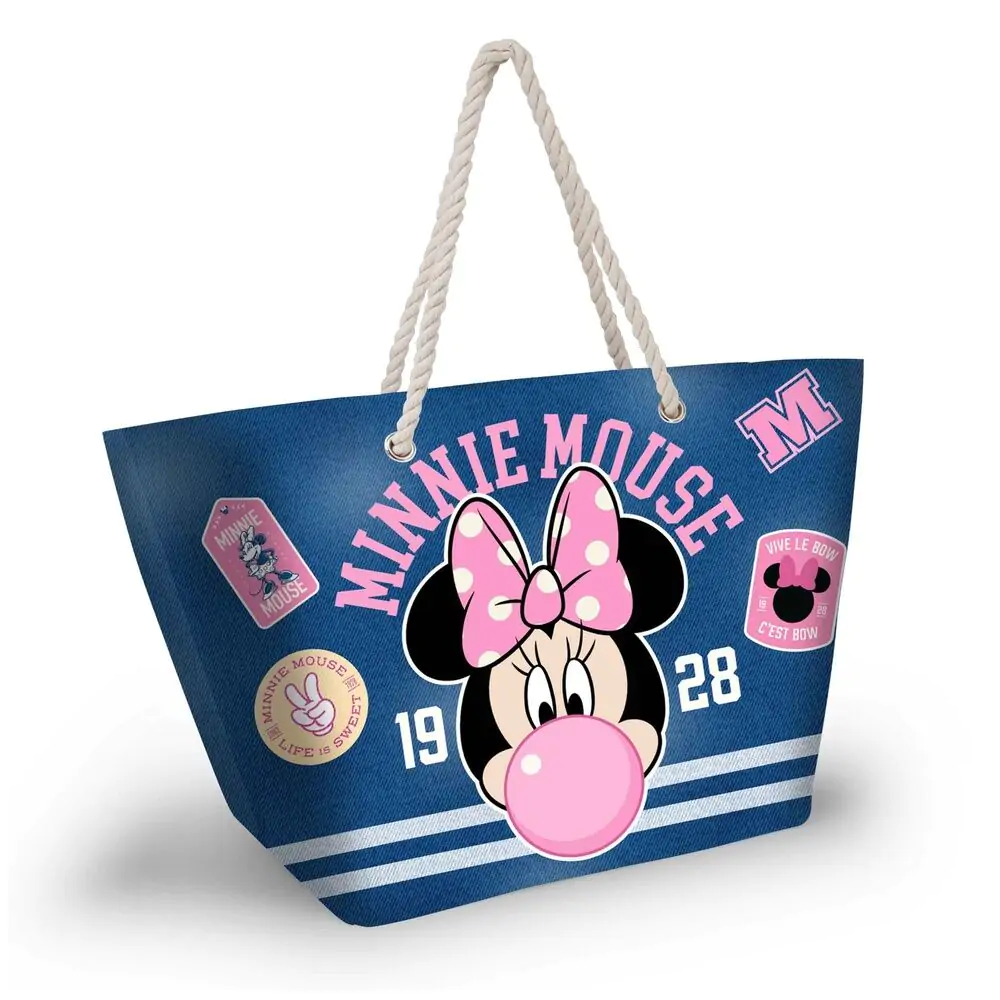 Disney Minnie Varsity plažna torba fotografija izdelka