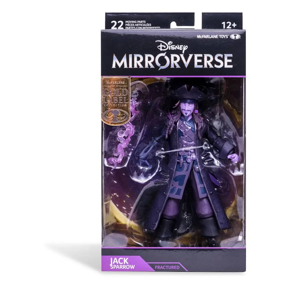 Disney Mirrorverse akcijska figura Jack Sparrow Fractured Gold Label Series 18 cm fotografija izdelka