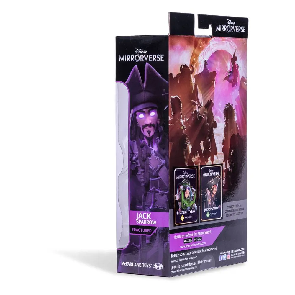 Disney Mirrorverse akcijska figura Jack Sparrow Fractured Gold Label Series 18 cm fotografija izdelka
