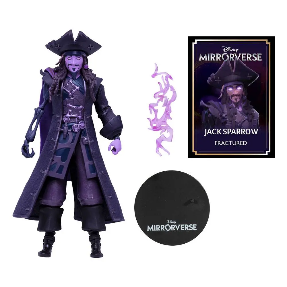 Disney Mirrorverse akcijska figura Jack Sparrow Fractured Gold Label Series 18 cm fotografija izdelka