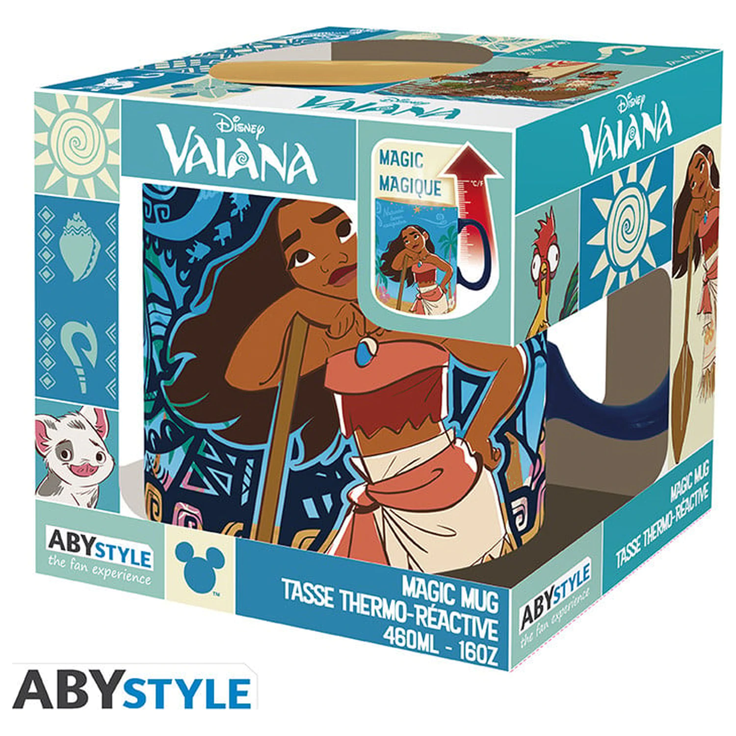 Disney Moana & Friends Skodelica, ki spreminja barvo s toploto, 460ml fotografija izdelka