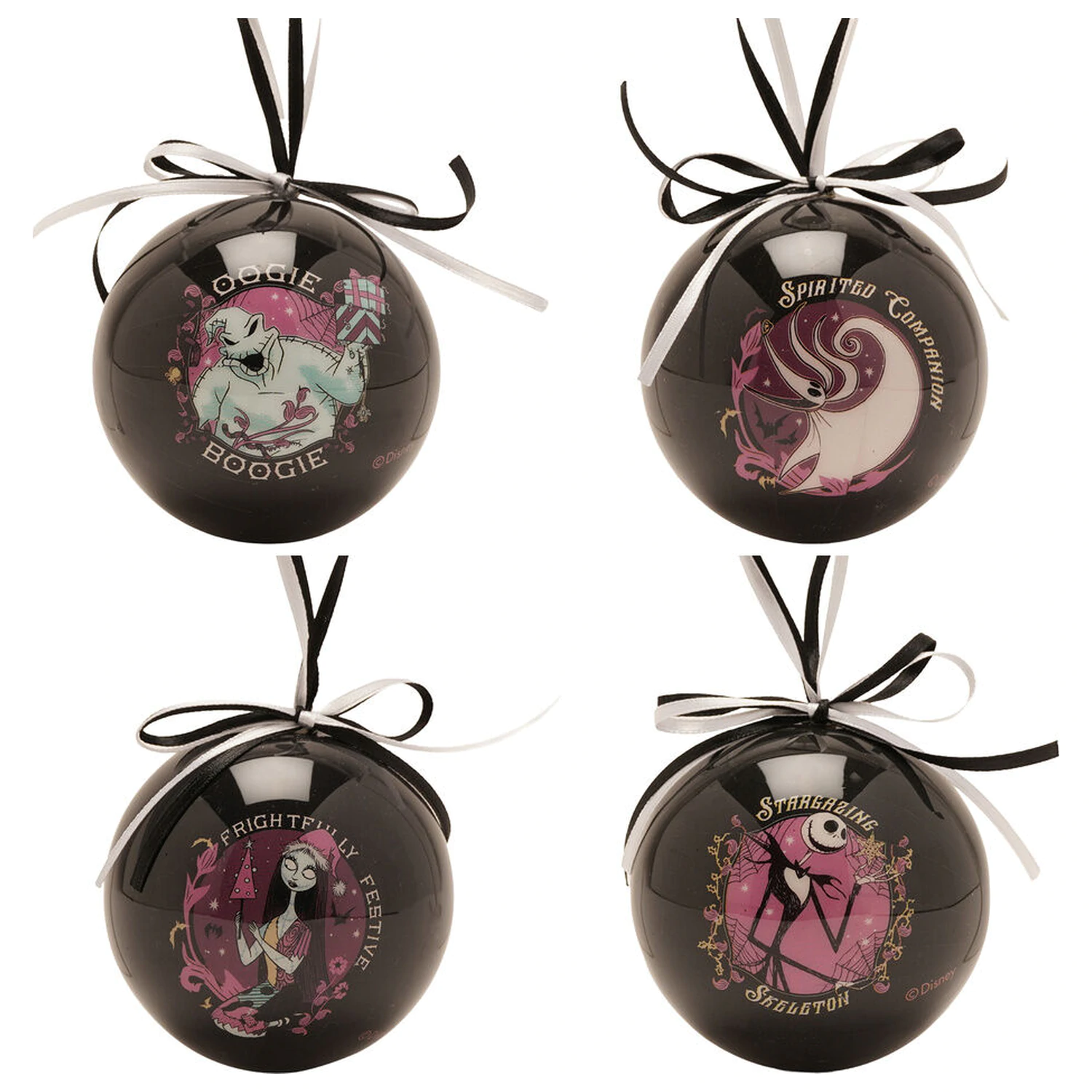 Disney Nightmare Before Christmas set 4 božičnih kroglic fotografija izdelka