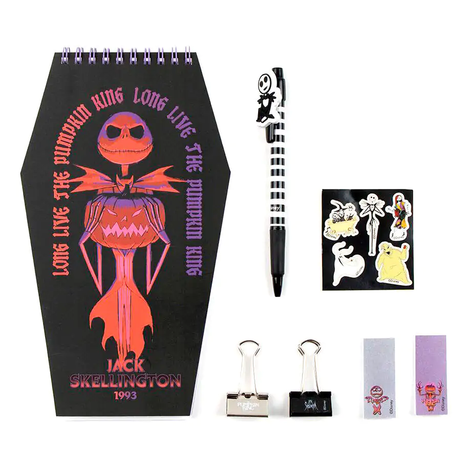 Nightmare Before Christmas Stationery - Set 7-delni set fotografija izdelka