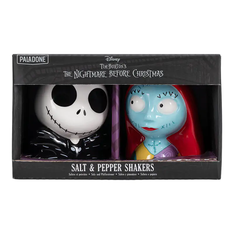 Disney Nightmare Before Christmas Jack & Sally set za sol in poper fotografija izdelka