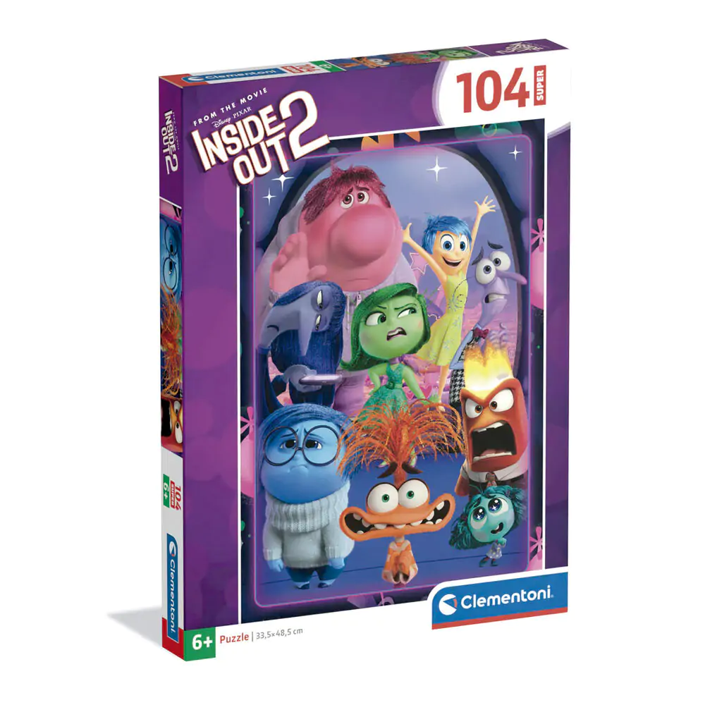 Disney Pixar Inside Out 2 super puzzle 104 delni fotografija izdelka