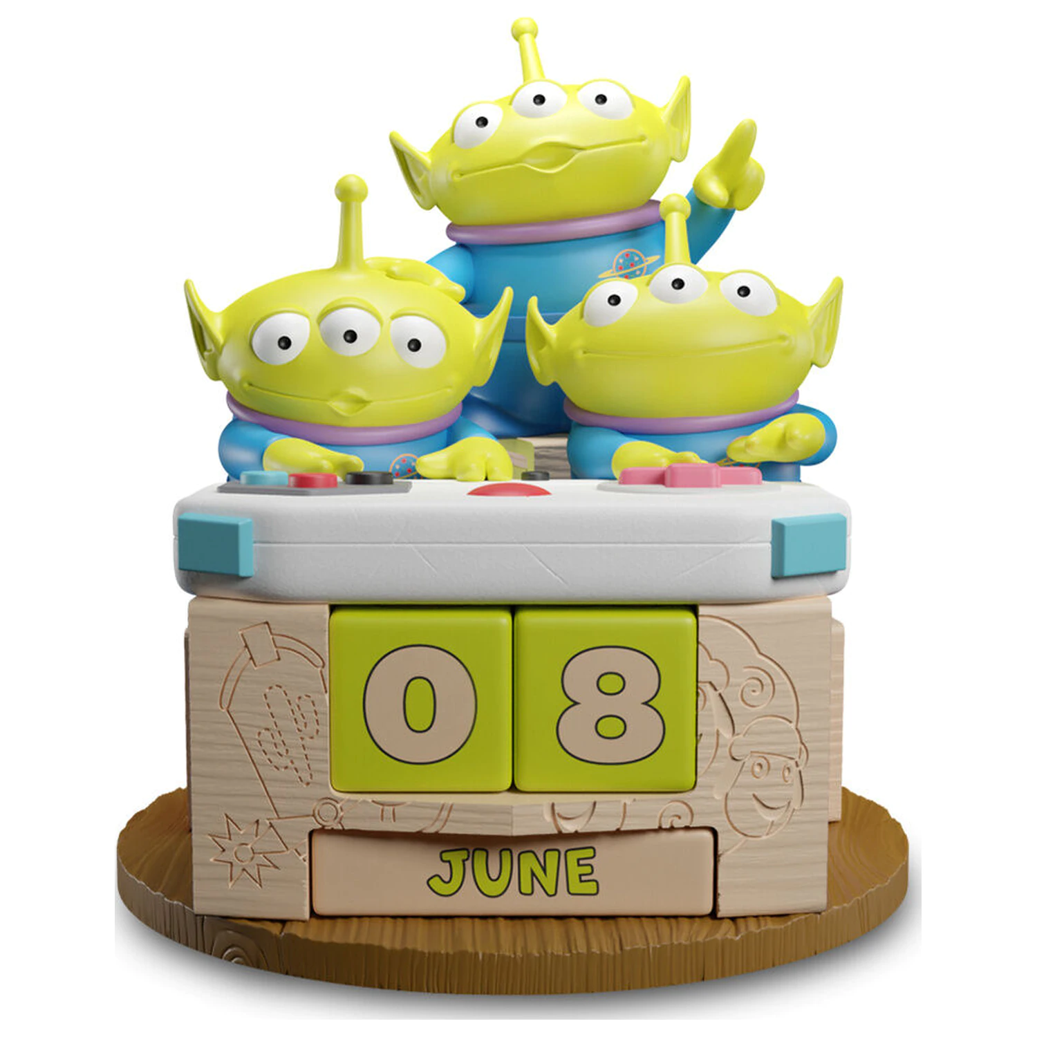 Disney Pixar Toy Story Alien 3D večni koledar fotografija izdelka