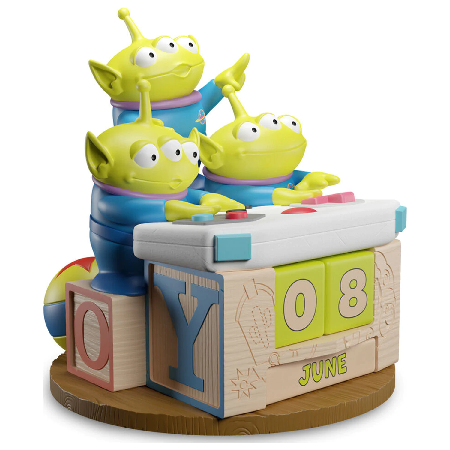 Disney Pixar Toy Story Alien 3D večni koledar fotografija izdelka