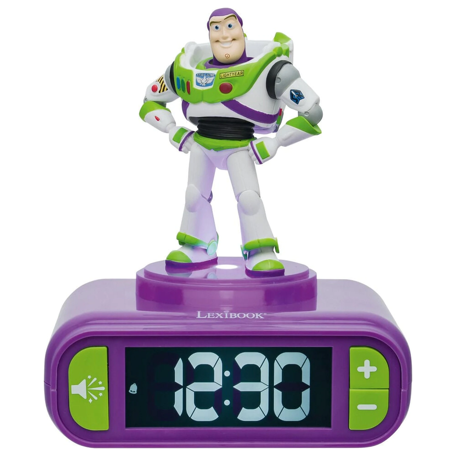 Disney Pixar Toy Story Buzz Lightyear 3D nočna lučka digitalna budilka fotografija izdelka
