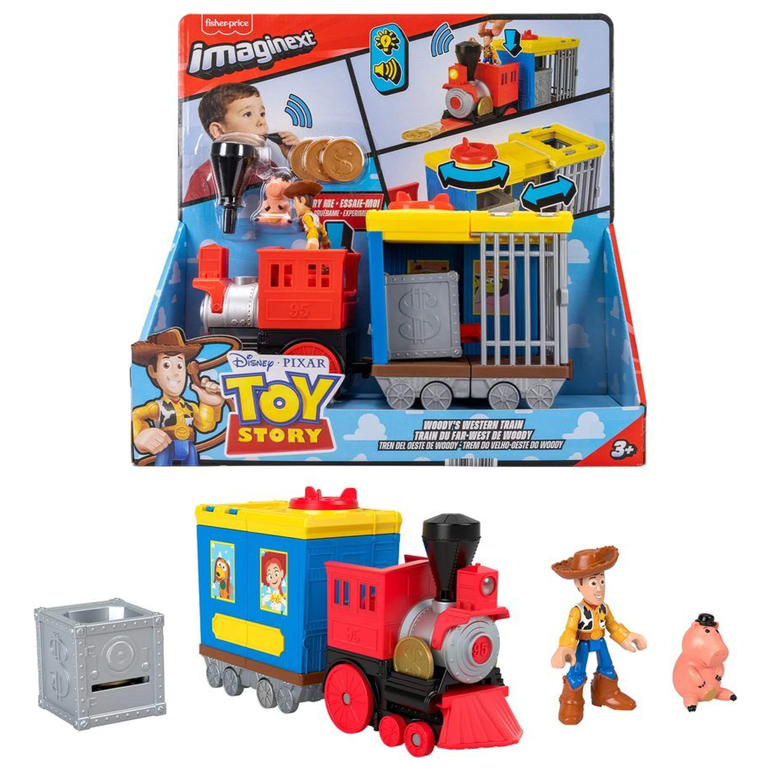 Disney Pixar Toy Story Vlak Divji zahod z Woodyjem fotografija izdelka