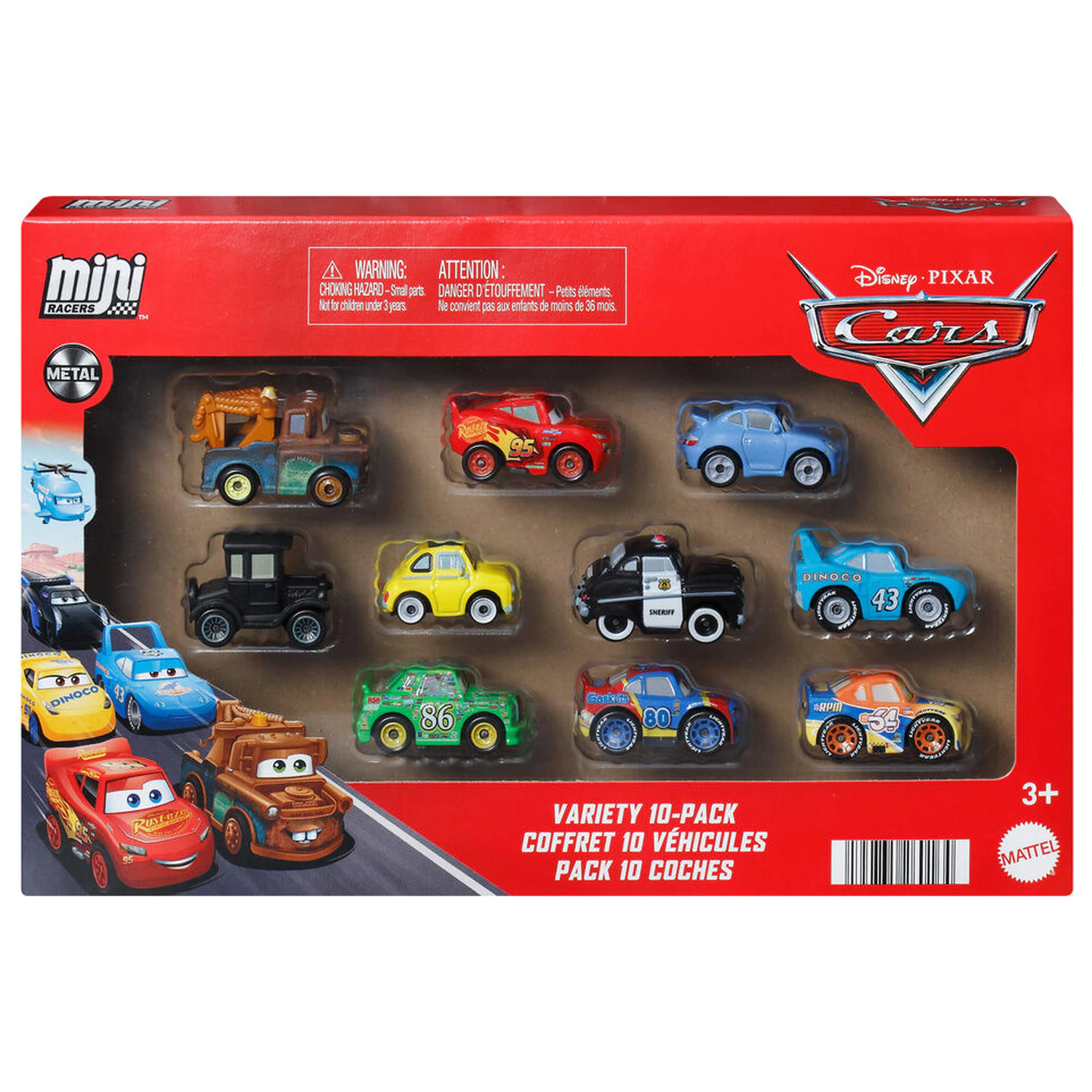 Disney Pixar Cars blister 10 mini vozil fotografija izdelka