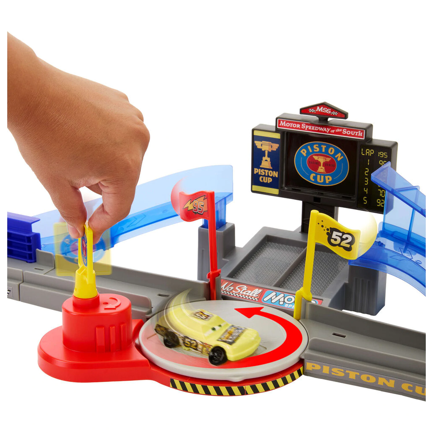 Disney Pixar Avtomobili Piston Cup Stunting Speedway komplet igralnih setov fotografija izdelka