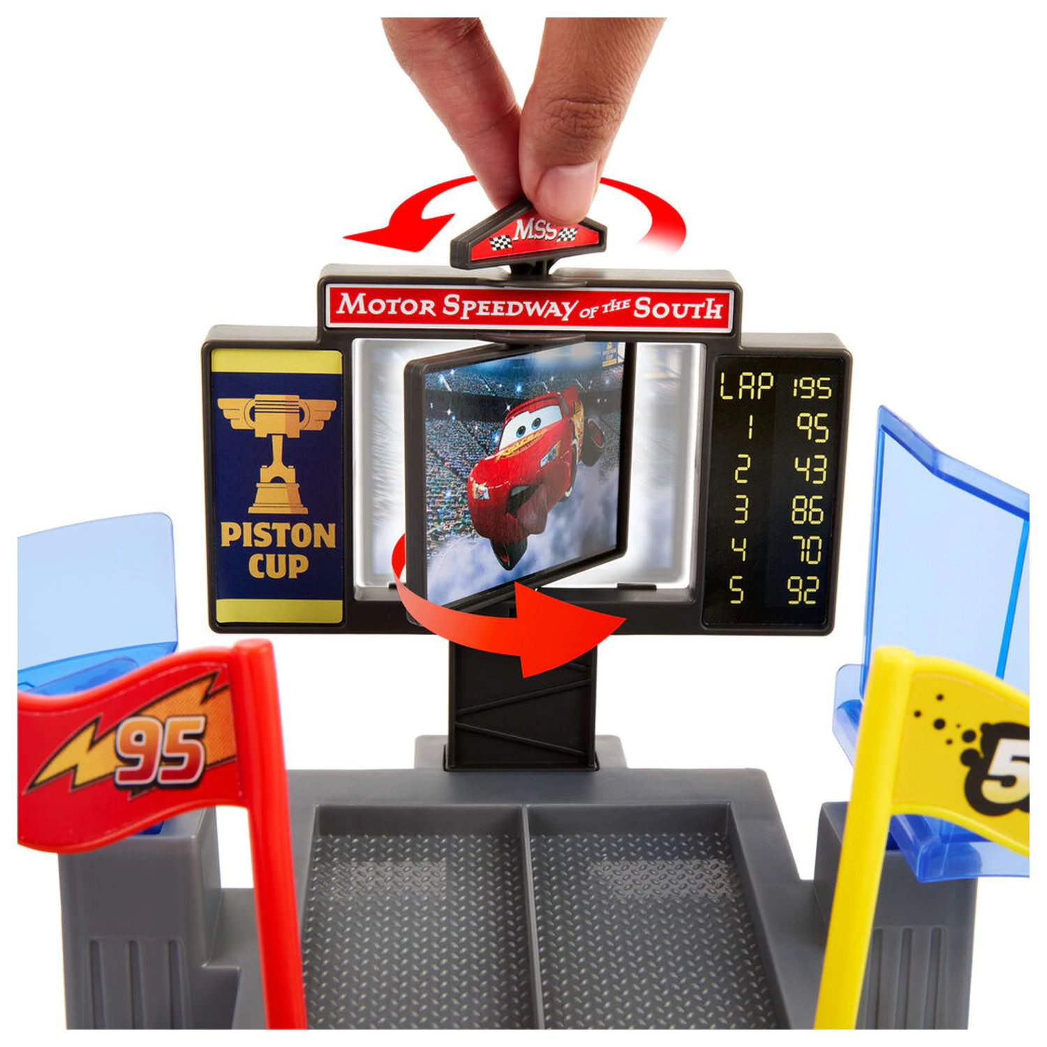 Disney Pixar Avtomobili Piston Cup Stunting Speedway komplet igralnih setov fotografija izdelka