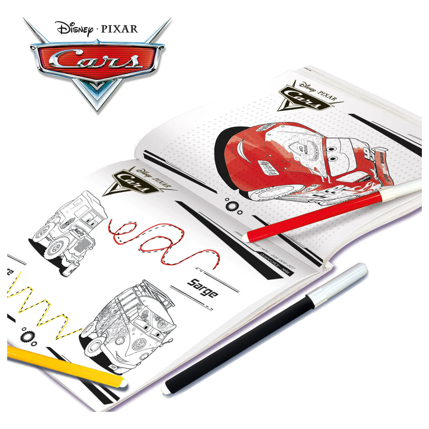 Disney Pixar Cars šola risanja fotografija izdelka