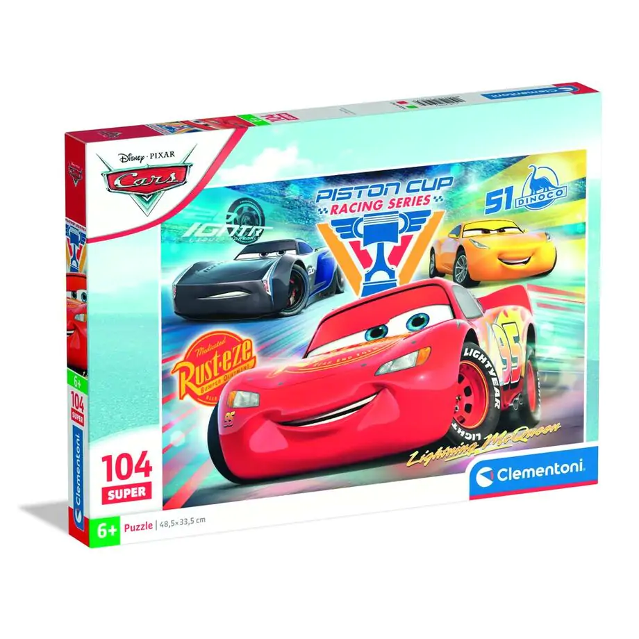 Disney Pixar Cars super puzzle 104 kosov fotografija izdelka