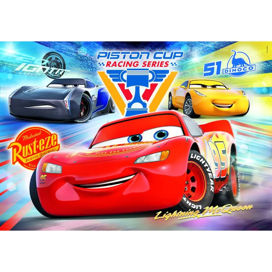 Disney Pixar Cars super puzzle 104 kosov fotografija izdelka