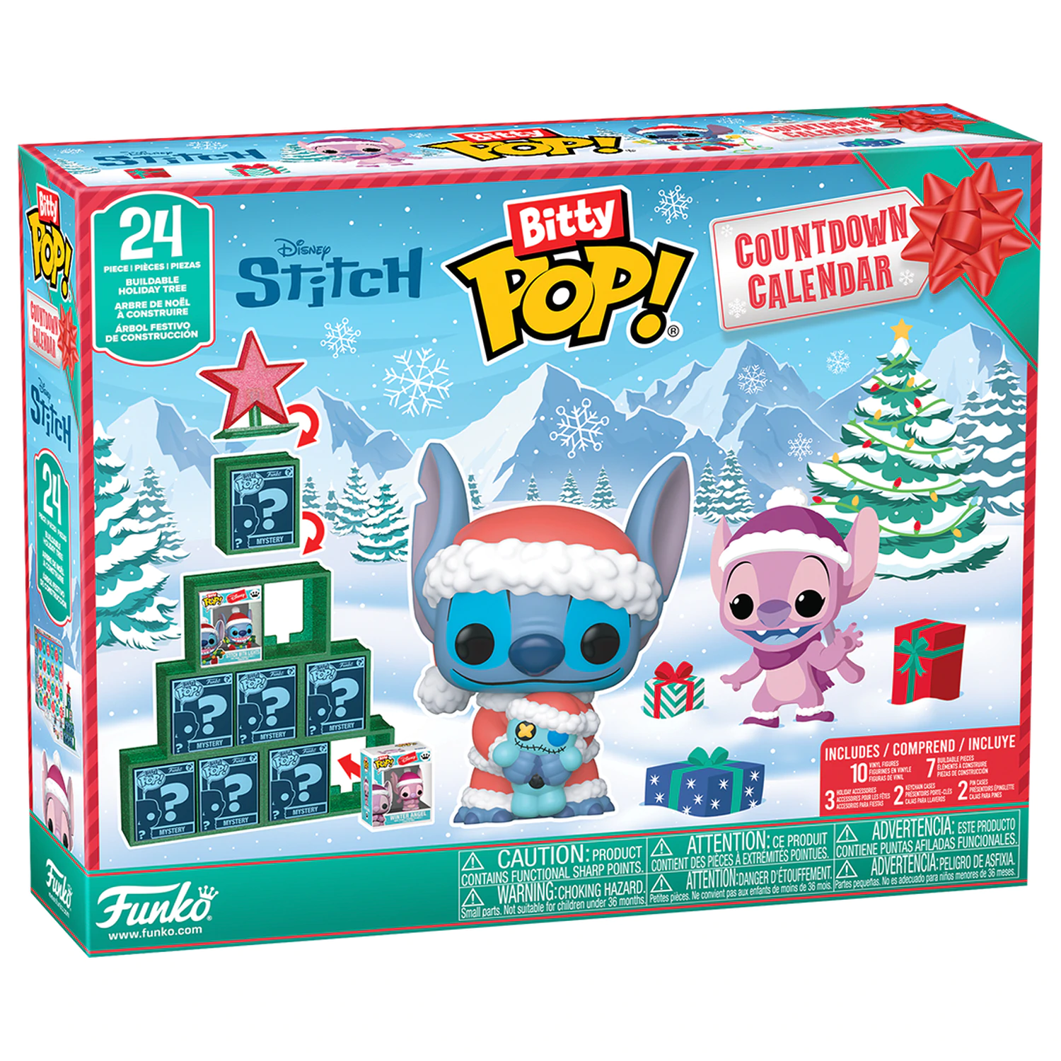 Disney Funko Bitty POP! Adventni koledar Stitch Holiday fotografija izdelka