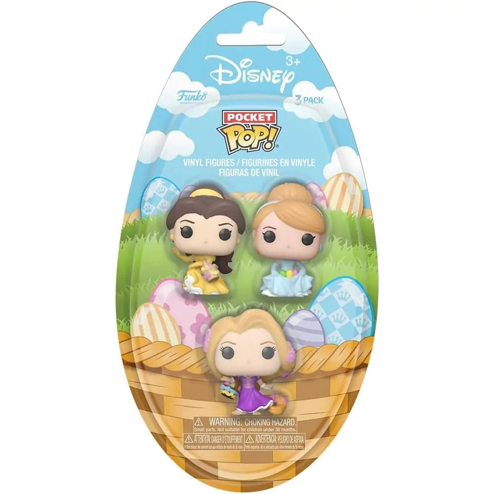 Disney Pocket Funko POP! Vinyl Figure 3-Pack Egg Princess 4 cm - Komplet 3 figuric iz vinila fotografija izdelka