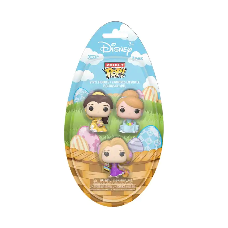 Disney Pocket Funko POP! Vinyl Figure 3-Pack Egg Princess 4 cm - Komplet 3 figuric iz vinila fotografija izdelka