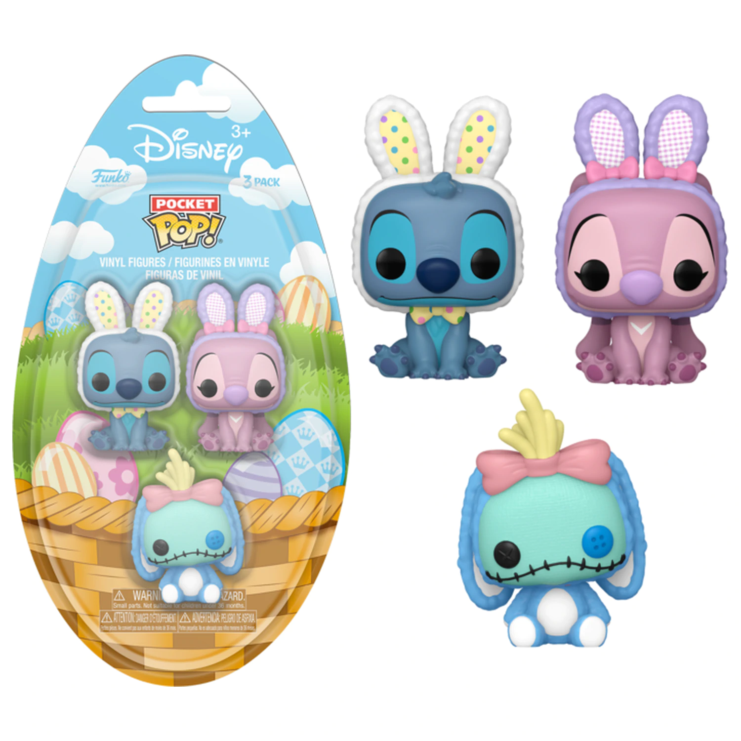 DISNEY Pocket Funko POP! Lilo & Stitch (3 kosi) fotografija izdelka