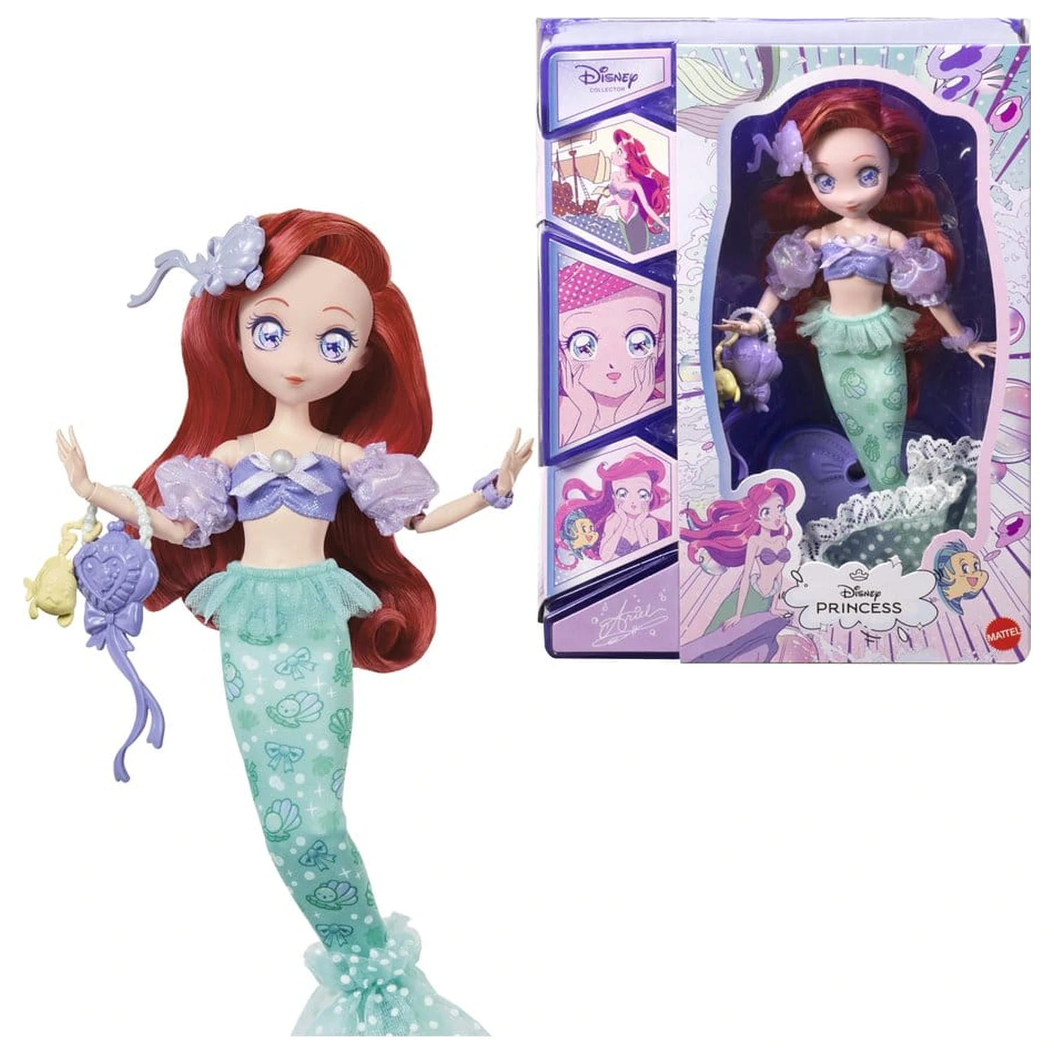 Disney Princess Lutka Manga Ariel 22 cm fotografija izdelka
