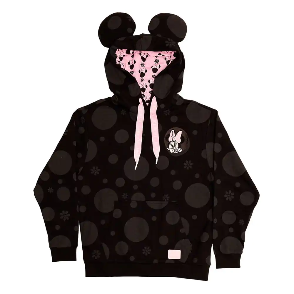 Disney by Loungefly Unisex pulover s kapuco Minnie Rocks the Dots Florals fotografija izdelka