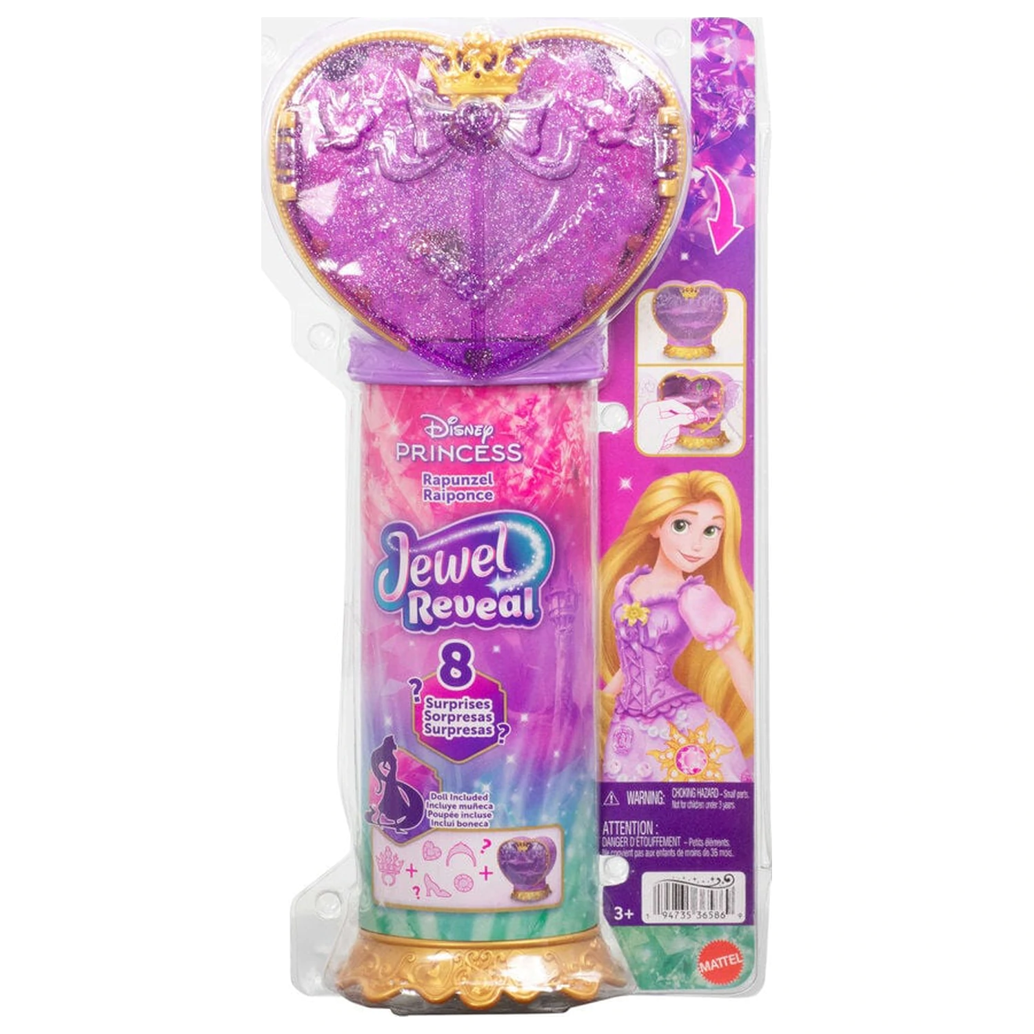 Disney Reveal Rapunzel punčka fotografija izdelka