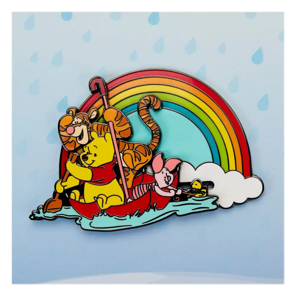 Disney by Loungefly Drsna emajlirana broška Winnie the Pooh Rainy Day Limited Edition 8 cm fotografija izdelka