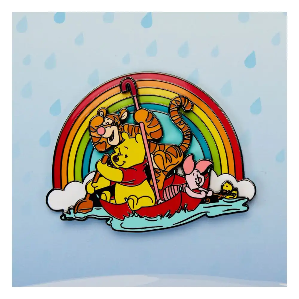 Disney by Loungefly Drsna emajlirana broška Winnie the Pooh Rainy Day Limited Edition 8 cm fotografija izdelka