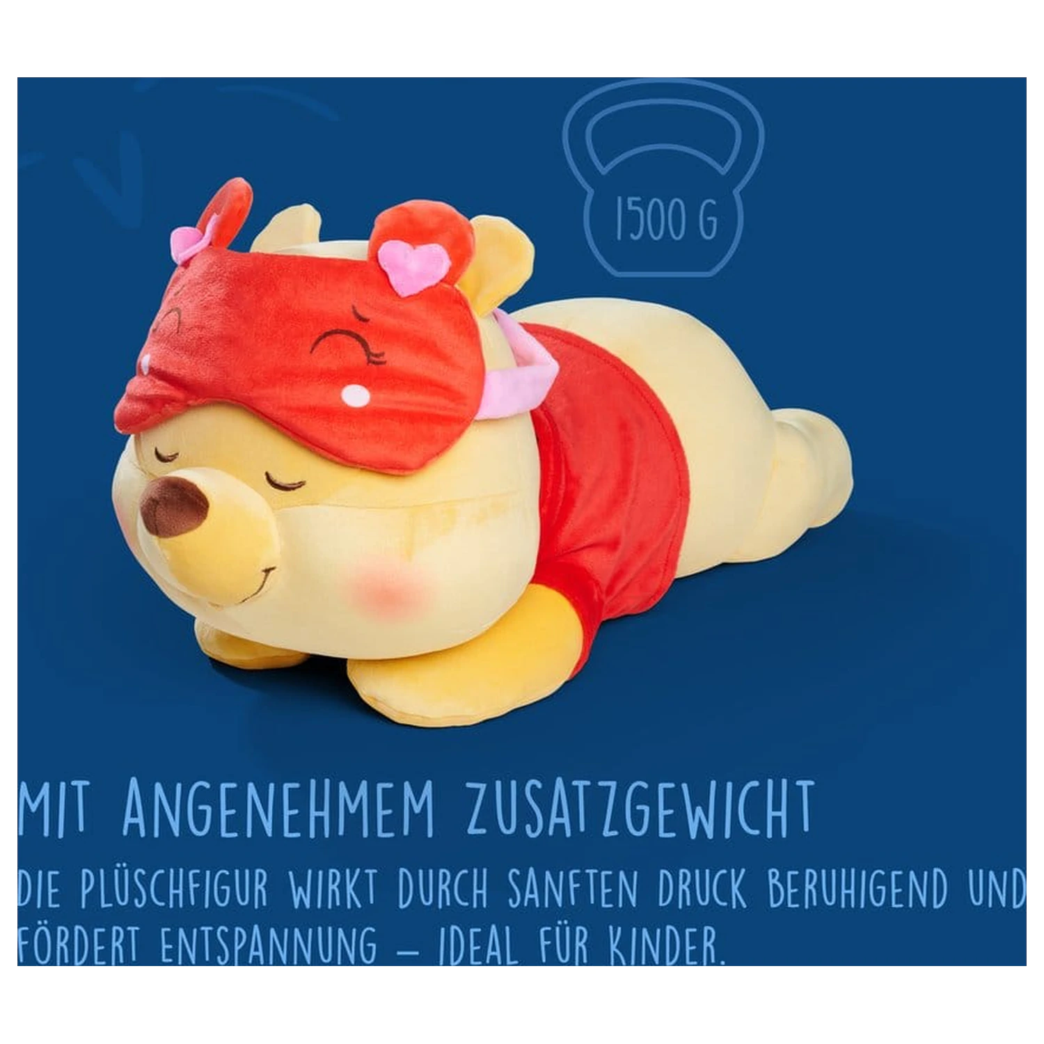 Disney Snuglets Wellbeing Težka plišasta figura Winnie the Pooh 40 cm fotografija izdelka