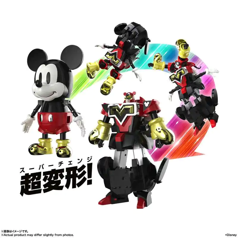 Disney Soul of Chogokin Diecast akcijska figura Super Change Mickey Mouse by Kunio Okawara 13 cm fotografija izdelka